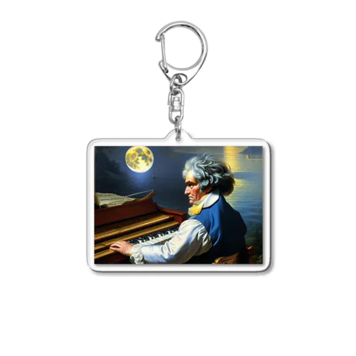 under the moonlight B ～月下の巨匠～ Acrylic Key Chain