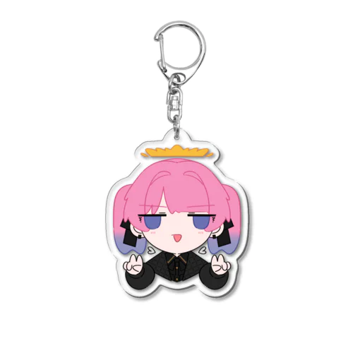 虚ちゃん Acrylic Key Chain