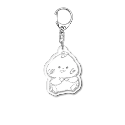 あむあむ赤ちゃん Acrylic Key Chain