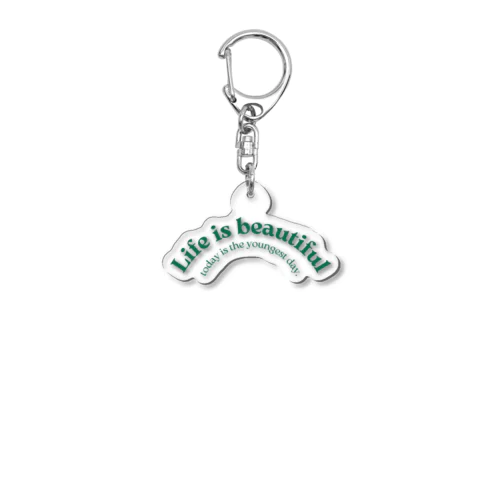 Life is beautiful goods Acrylic Key Chain