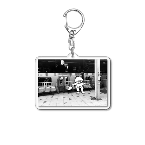 渋谷カエルkey ring アクリルキーホルダー