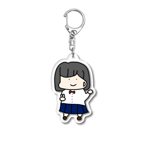 学生の不思議ちゃん（せおくん） Acrylic Key Chain