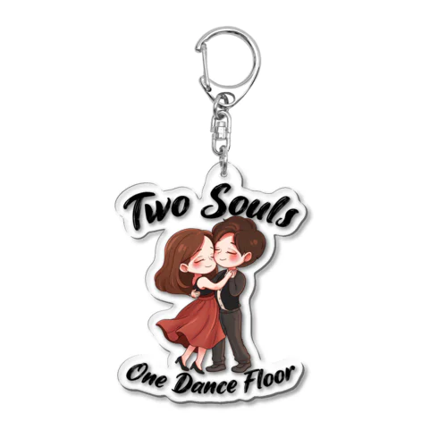 二人で踊り Acrylic Key Chain