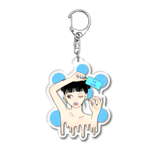 Ice candy Acrylic Key Chain