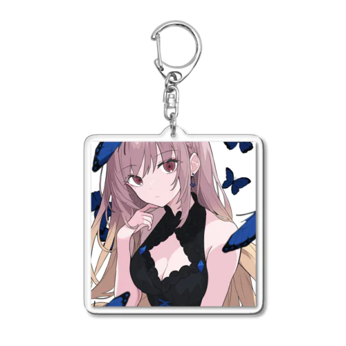 アゲハ蝶×ぴよたん Acrylic Key Chain