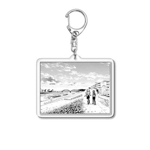 ルチアス河川敷 Acrylic Key Chain