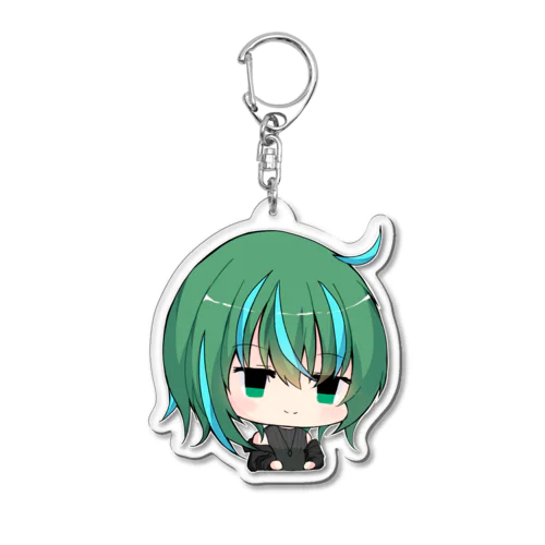 はっぱちゃんスーパーわいわいグッズ Acrylic Key Chain