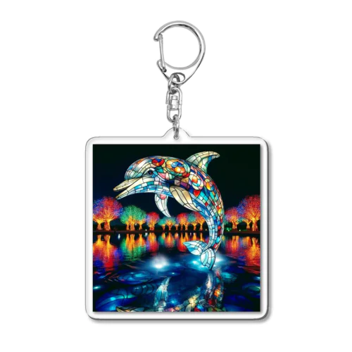 キラキラ✨イルカ🐬✨ Acrylic Key Chain