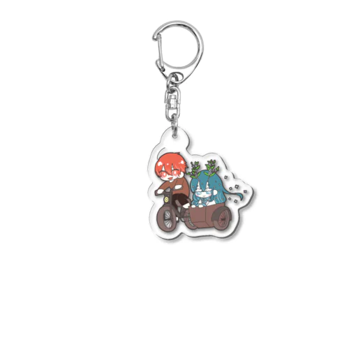 どこへでも行けるよ Acrylic Key Chain