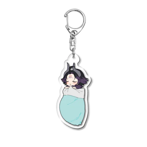 あかさんおにきすきーほるだー Acrylic Key Chain