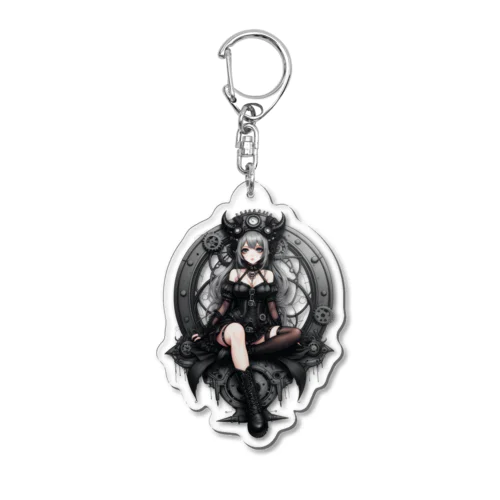 STeAMPuNK+GOTHiCGiRL_00002 Acrylic Key Chain