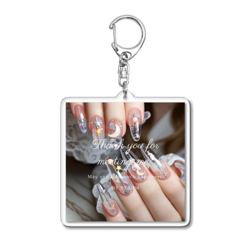 AIねいるやさんグッズ１ Acrylic Key Chain