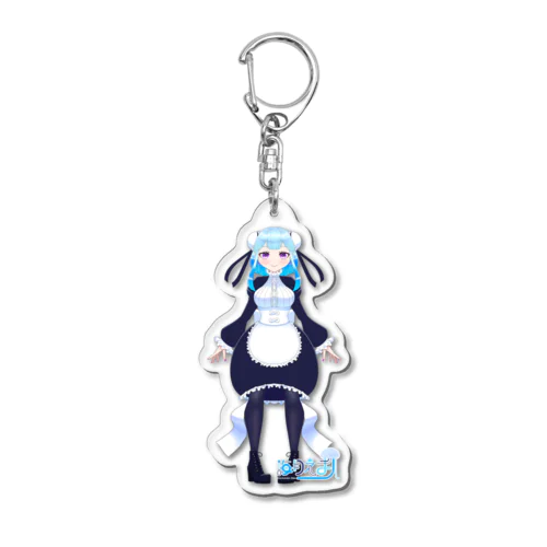 海月えま_立ち絵ロゴ入り Acrylic Key Chain