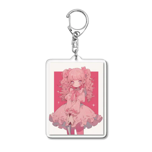 フリルモンスター PINK Acrylic Key Chain