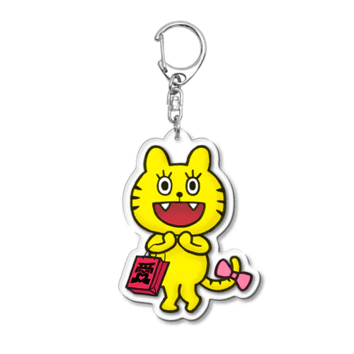 外でタイガー_アクリルキーホルダー Acrylic Key Chain