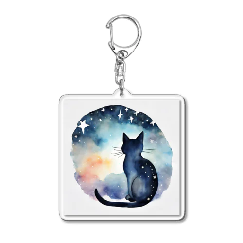 星黒猫 Acrylic Key Chain