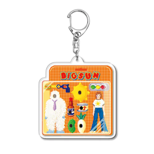 ☀️🔫🚥🏃‍♂️ Acrylic Key Chain