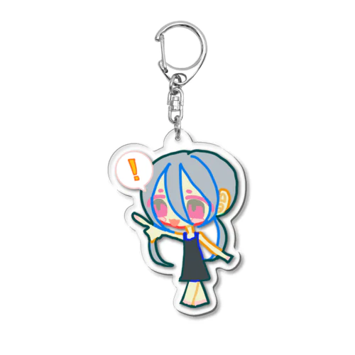 指差しリコリスちゃん Acrylic Key Chain