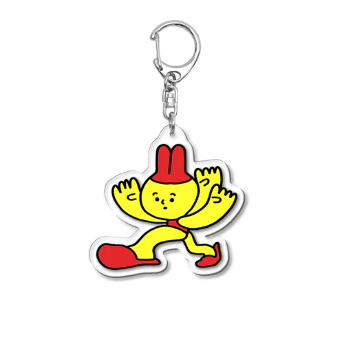 4月8日うさちゃん Acrylic Key Chain