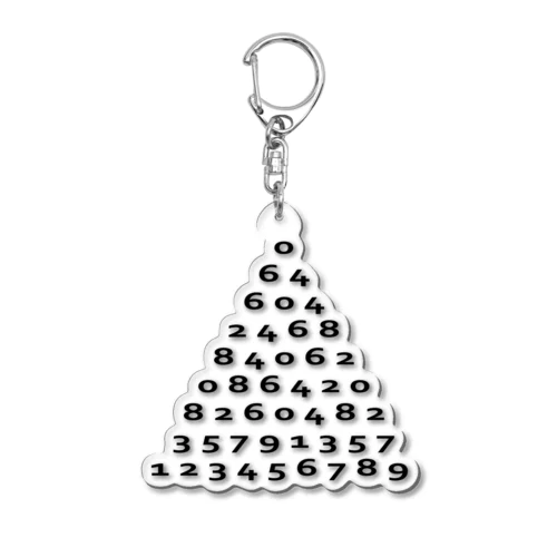 数字 Acrylic Key Chain