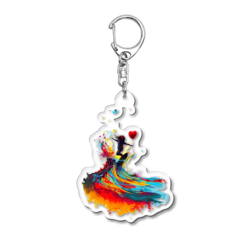 Artisan alchemy collective  Acrylic Key Chain