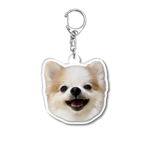 にっこりポメラニアンめい Acrylic Key Chain