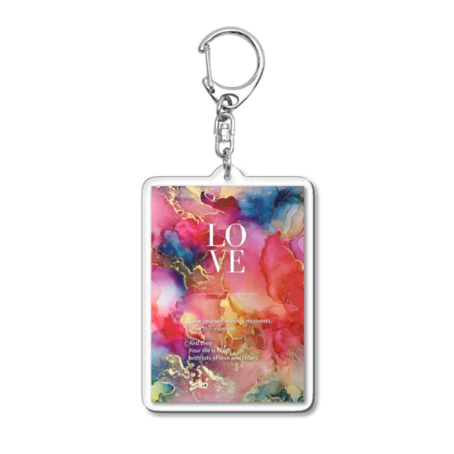 Love INC Acrylic Key Chain