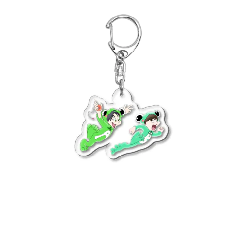 アスカとバンリの蛙化ファンタジー Acrylic Key Chain