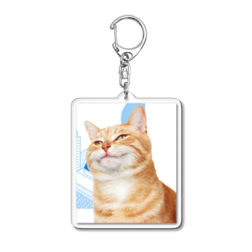 猫なのだ Acrylic Key Chain