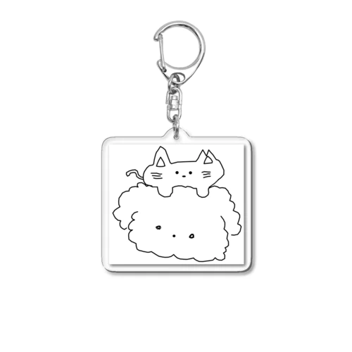 むぎにゃん Acrylic Key Chain