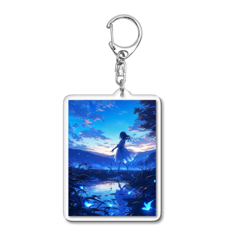 贅沢な夕暮れのひと時を貴女に　Hime  2530 Acrylic Key Chain