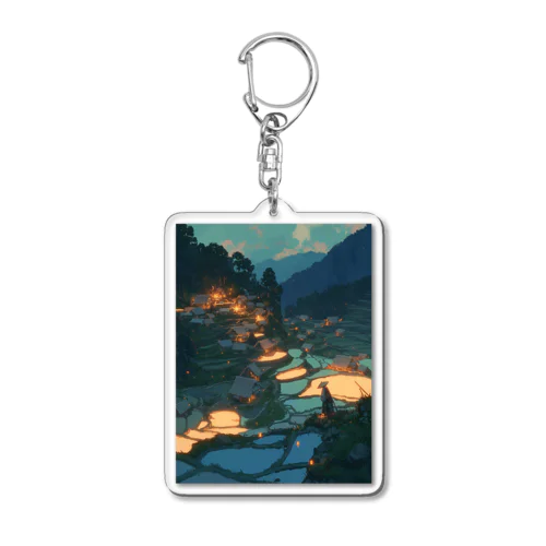 美しい日本の風景　Hime  2530 Acrylic Key Chain