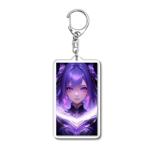 紫の魔法少女 Acrylic Key Chain