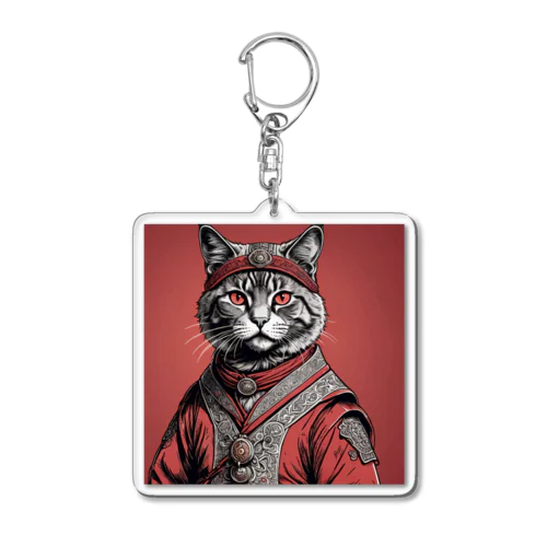 縄文猫 Acrylic Key Chain