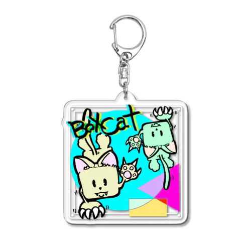 BOX Cat 2型 Acrylic Key Chain