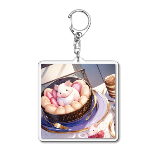 おやつ子ブタ Acrylic Key Chain