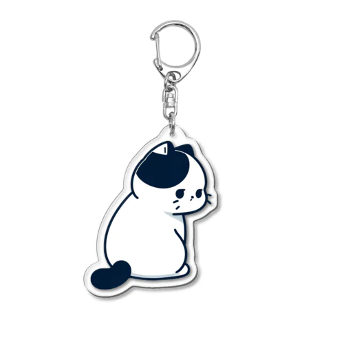 ちら見ねこ Acrylic Key Chain