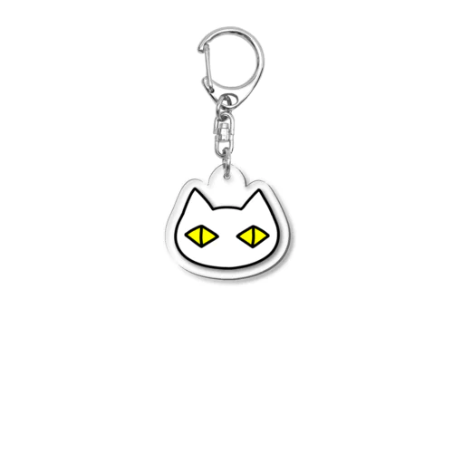 黒猫ボディーガード まもられているほう 002 Acrylic Key Chain