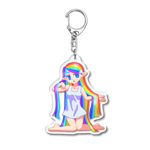 虹の乙女 Acrylic Key Chain