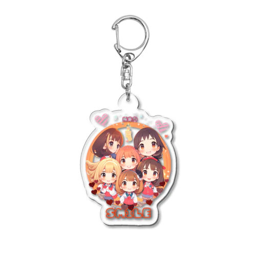 4．みんなちがってみんないい☆SMILE★ Acrylic Key Chain