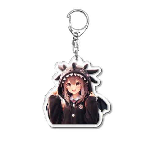 ドラ娘！ブラック Acrylic Key Chain