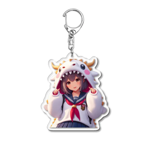 ドラ娘！ホワイト Acrylic Key Chain