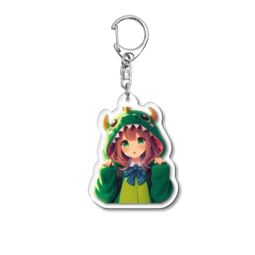 ドラ娘！グリーン Acrylic Key Chain