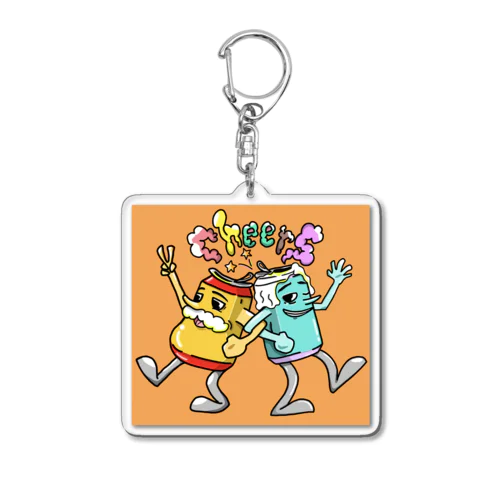 cheers Acrylic Key Chain