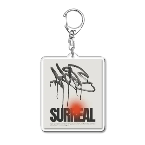 SURREAL Acrylic Key Chain