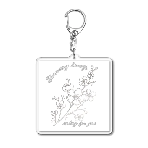 桜の花言葉 Acrylic Key Chain