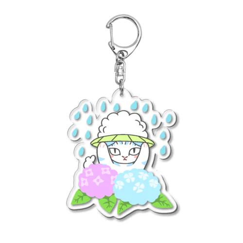 ニャロ003_シャンプー Acrylic Key Chain