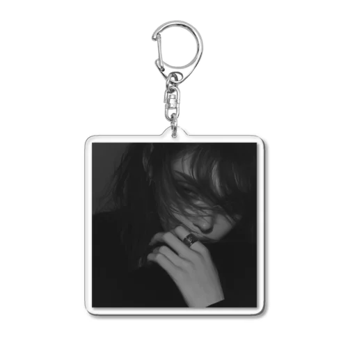 静寂の中の思索 Acrylic Key Chain