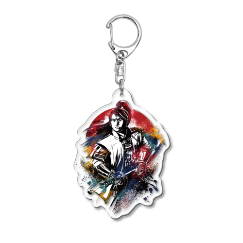 武将風ミスター武士道 Acrylic Key Chain