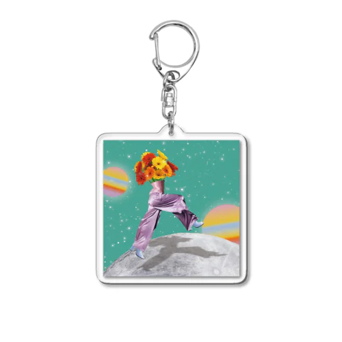 Poppin'エメラルドグリーン Acrylic Key Chain